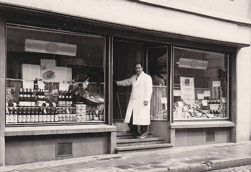 Edeka-Schmitz 1959/60 in der Hauptstraße