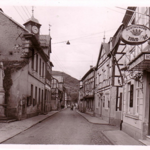 Bau des Rathauses in oberwinter