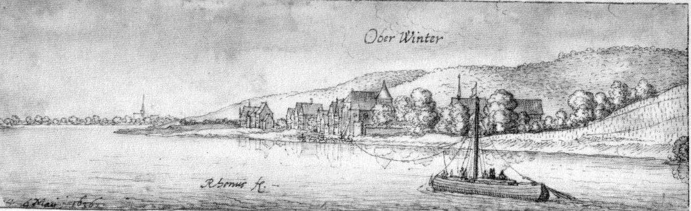 Zeichnung von Wenzel Hollar, 1636