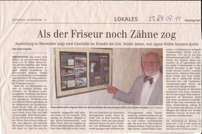 Als der Friseur noch Zähne zog