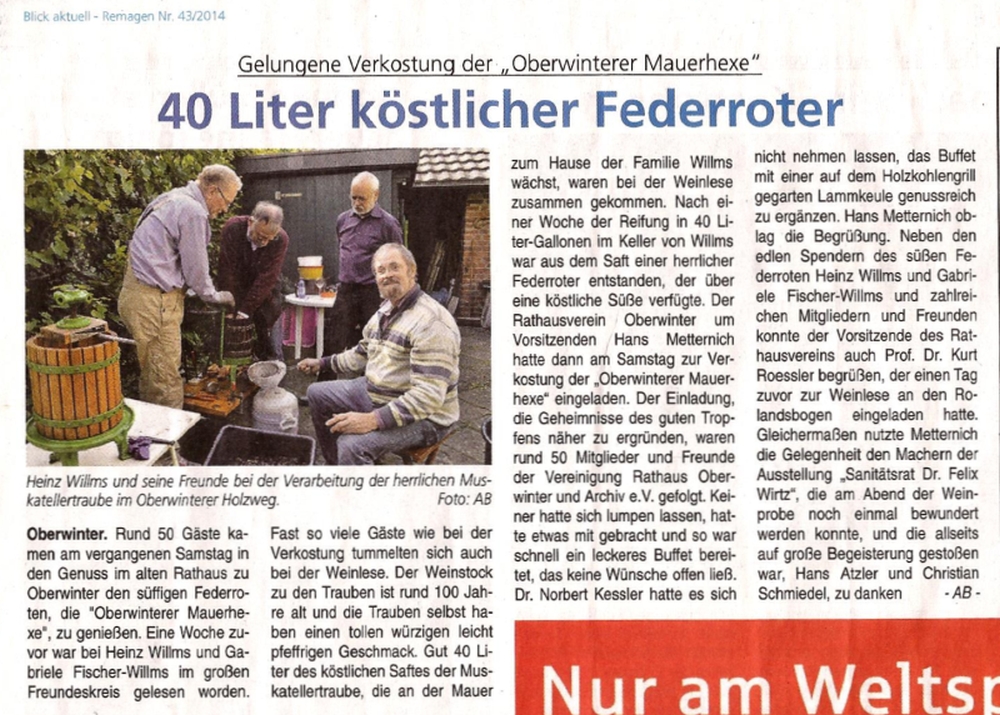 40 Liter köstlicher Federroter