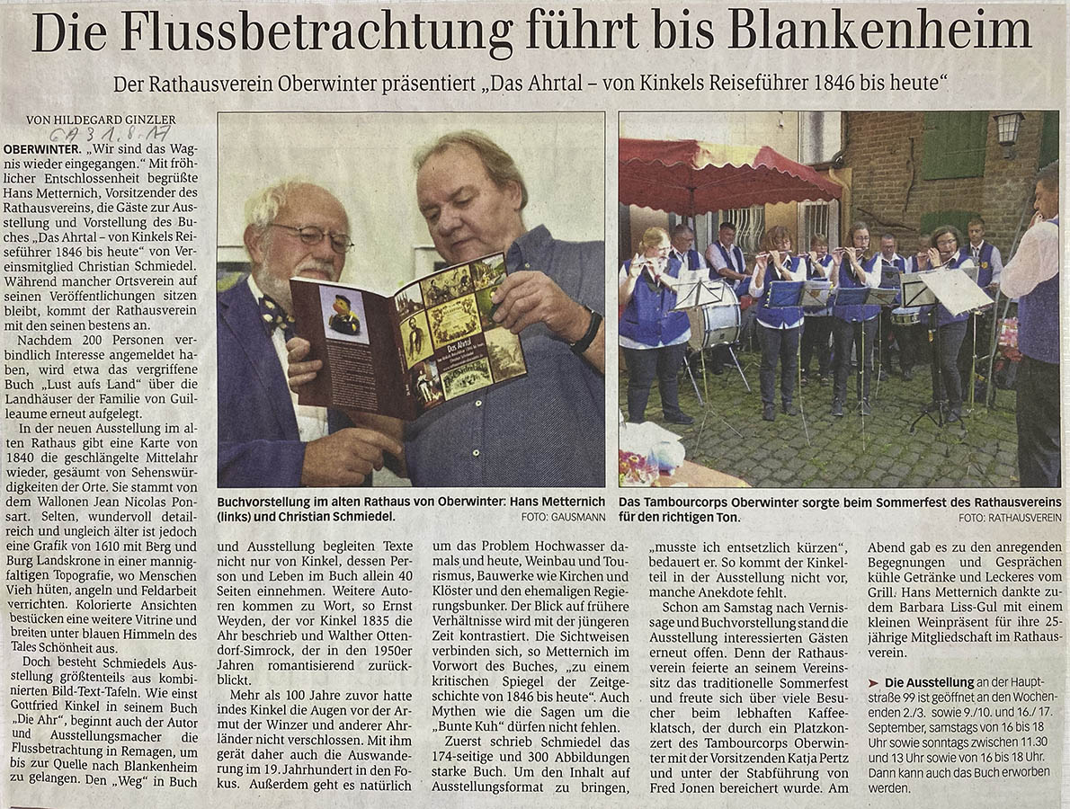 Die Flussbetrachtung führt bis Blankenheim