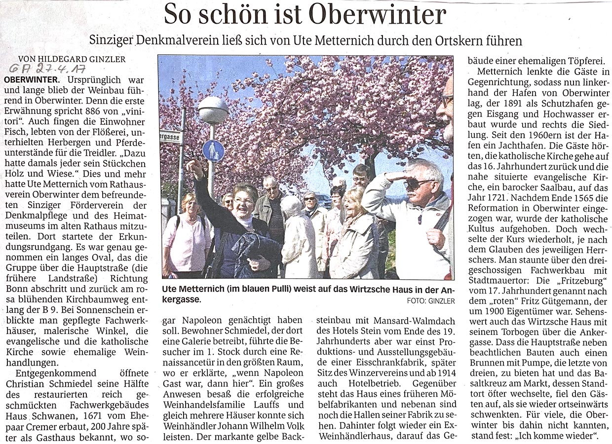 So schön ist Oberwinter