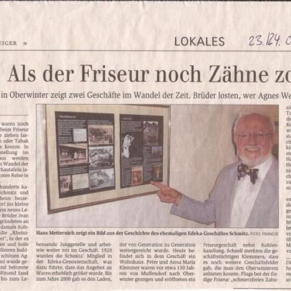 Als der Friseur noch Zähne zog