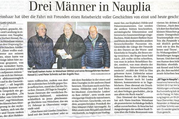 Drei Männer in Nauplia