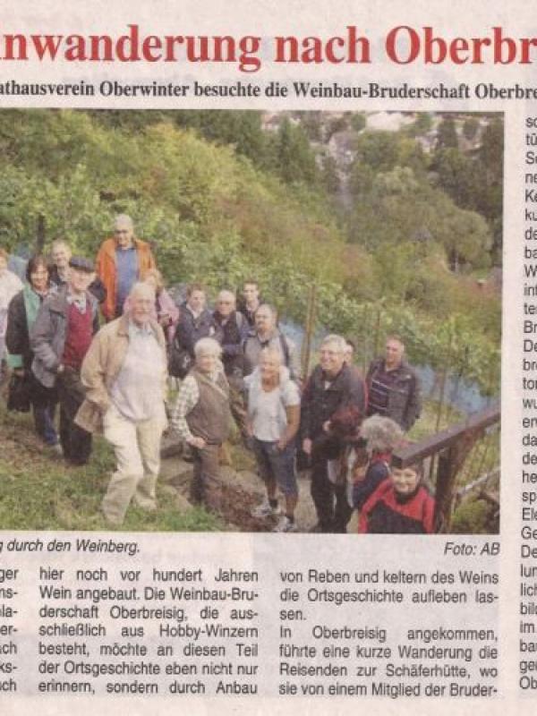 Weinwanderung nach Oberbreisig